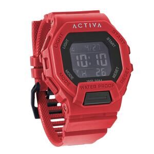 Activa X Invicta Digital Unisex Watch - 50mm, Red